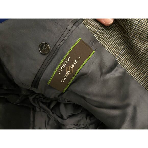 Joseph Abboud Nordstrom Brown Blue Tweed Sports Jacket, Blazer, Sz 41R, MP $300 - Picture 7 of 9